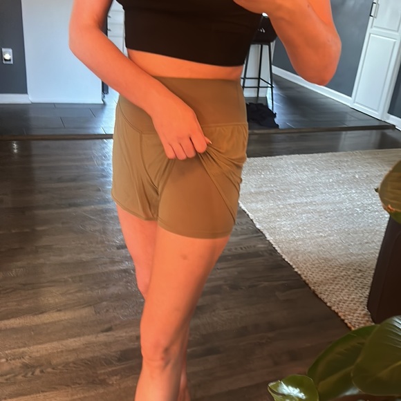 Lululemon green shorts - Picture 3 of 3